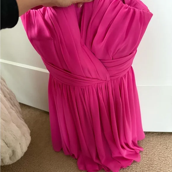 Michael Costello Fuchsia Mini Dress - Picture 3 of 7